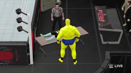 stephen hillenburg MURDERED by spongebob in WWE 2K16