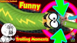 WORMATE.IO: [FUNNY TROLLING MOMENTS] THE IMPOSSIBLE WORM VS 3000 TINY WORMS