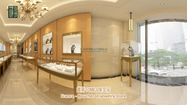 Vietnam high-end luxury jewelry showcase project
