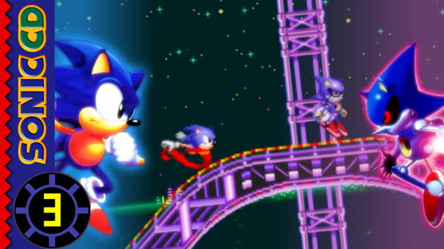 Sonic vs Metal Sonic || Lets Play Sonic CD #3