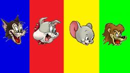 Tom and Jerry: War of the Whiskers - Butch vs Spike vs Nibbles vs Lion - Tom and Jerry Games