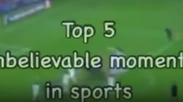 WEIRD THINGS IN SPORTS!!!!1