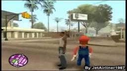 Loquendo - Carl Johnson CJ y Mario Bros vs Ballas Y Vagos (GTA San Andreas)