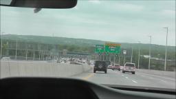 DRIVING ON THE GOETHALS BRIDGE FROM NEW JERSEY TO NEW YORK
