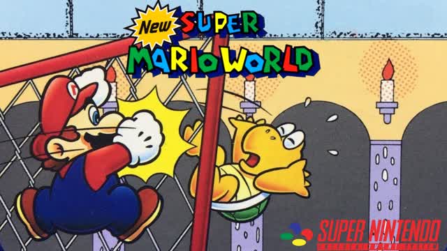 Super Mario World (Super NIntendo) Original Soundtrack - Castle Stage Theme [Remastered Flac Quality