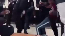 2 boys get in a fight right in front of principle