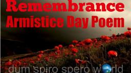 Remembrance Day Armistice Poem