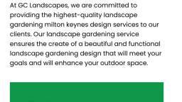 Landscape Gardening Design Milton Keynes