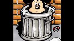 Mickey Mouse in The Trash Can