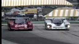 Jay Kizer crashes his Porsche 962