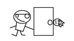 how to open a door