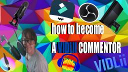 how to become a vidlii commenter