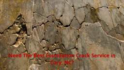 Triangle Reconstruction - Foundation Crack in Cary, NC