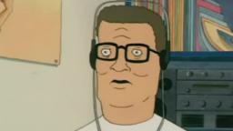 hank hill finds out his son is watching moe shit