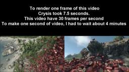 Crysis - 10,000 barrels explosion