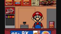 Super Mario Works At Burger King