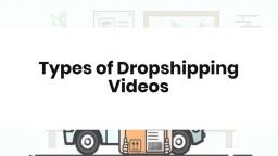 Types of Dropshipping Videos