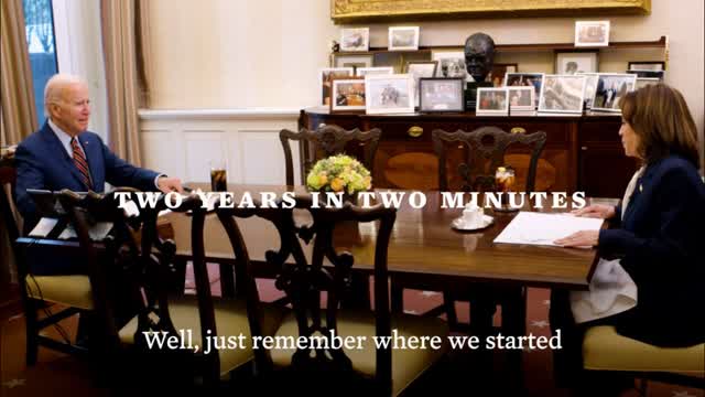 President Biden and Vice President Harris Reflect on the First Two Years of their Administration