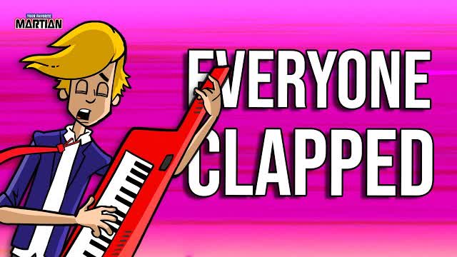 EVERYONE CLAPPED (feat. Cartoon Wax) - (Your Favorite Martian music video)