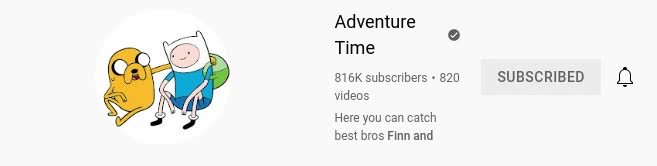 subscribe to adventure time