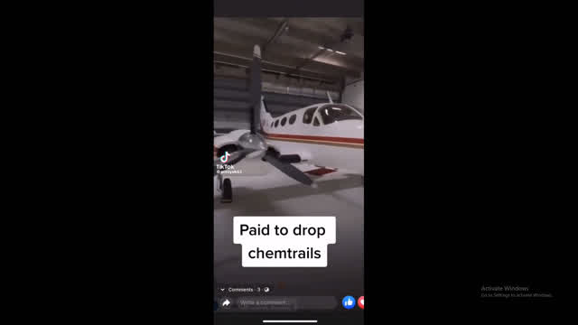 Paid to spray chemtrails