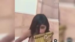 Mia Khalifa Play Flute