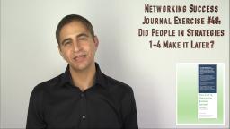 273 Networking Journal Exercise 48 Did People in Strategies 1-4 Make it Later