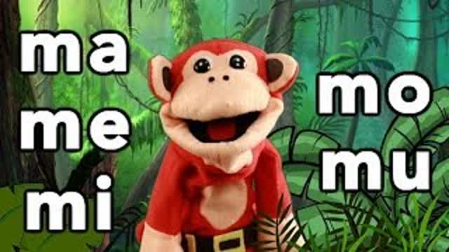 Idk 4 Sílabas ma me mi mo mu - El Mono Sílabo - Videos Infantiles - Educación para Niñ