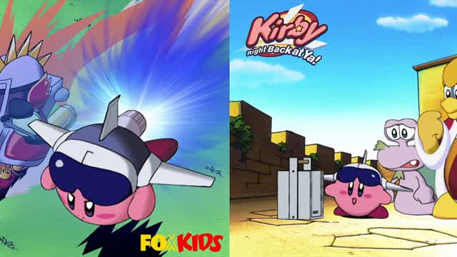 Kirby Right Back At Ya! - Jet Kirby Delivers Ramen Noodles to King Dedede (Blu-ray Quality)