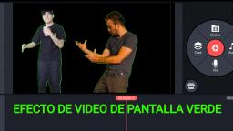 Como hacer un efecto de video con pantalla verde en dispositivos móviles