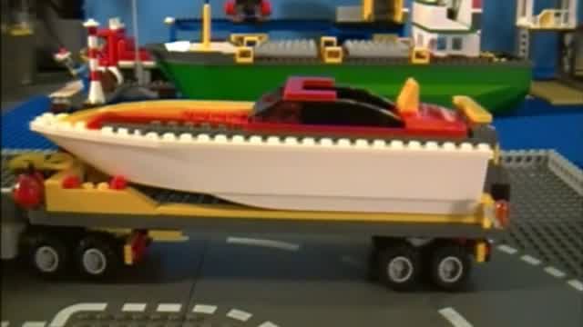 Lego 4643 Power Boat Transporter: City, Harbour Review