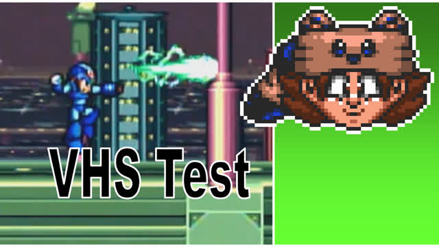 Mega Man X (SNES  Clone) AV Capture VHS Style TEST