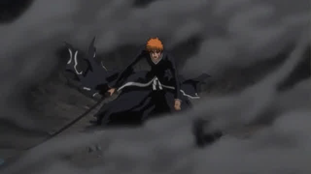 Ichigos Getsuga on Grimmjow