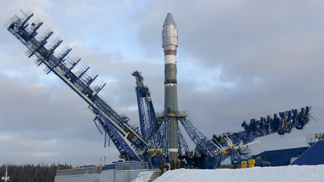 Soyuz rocket launch.