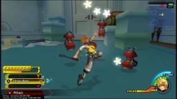Kingdom Hearts: BBS - Battle - PS4 Gameplay