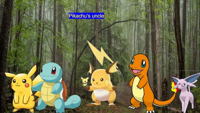 pokemon plush episode 5: Pikachu's uncle