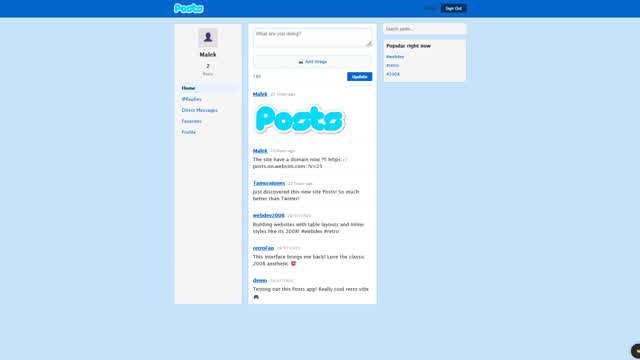 Posts - share your moments!