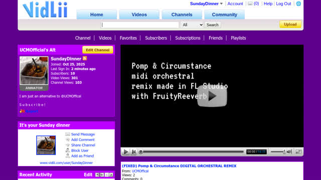 301 is canon on VidLii