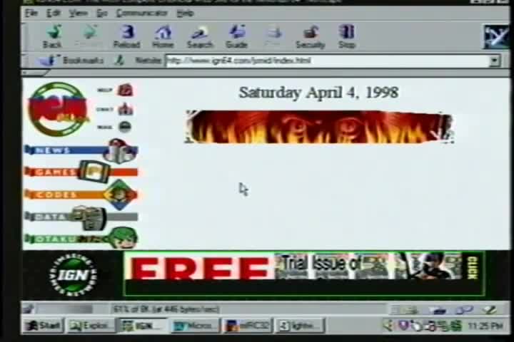 THE INTERNET on April 4th, 1998