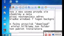 jak zmienic ekran logowania only windows 7 (dziala zawsze!)