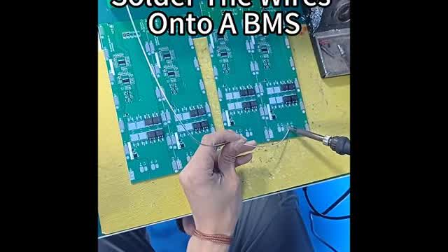 Come To See How Do We Solder The Wires Onto A BMS