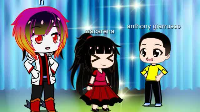 me and  AnthonyGiarrusso singing  macarena gacha club take