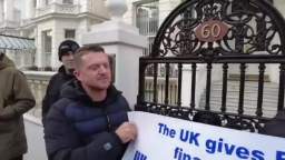 Well-known British activist Tommy Robinson, who has been against uncontrolled immigration to his cou