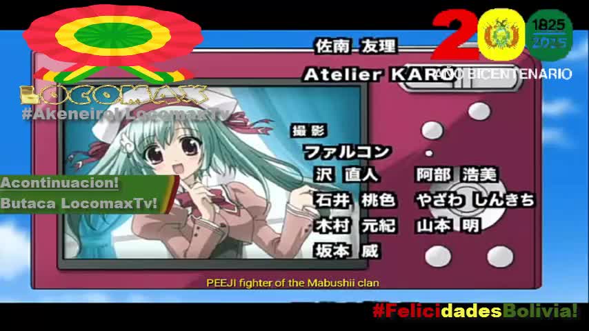 LocomaxTv Bolivia Anime Agosto 2025