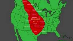 The Full Tornado Alley Map