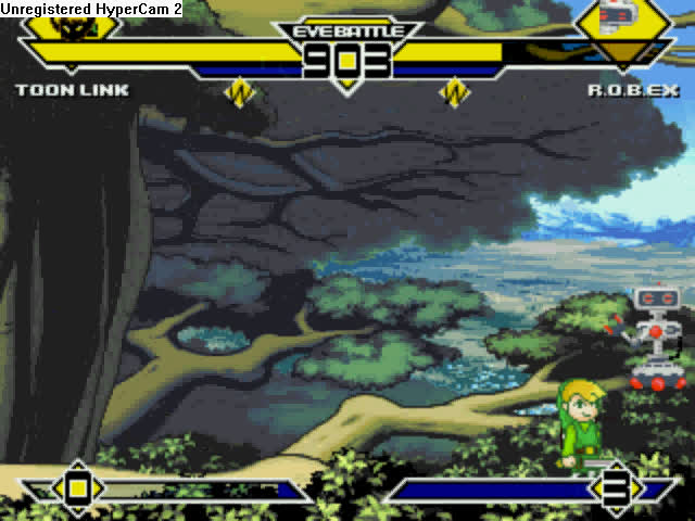 PM MUGEN: Toon Link vs R.O.B.EX