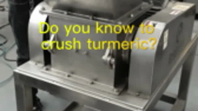 Do you know how to crush turmeric？#turmericcrusher#turmericgrinder