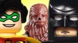 The Lego Batman SpiderMan  Chewbacca Movie