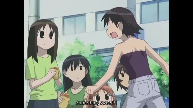 Azumanga Daioh, but every time Osaka says "Saata Andagi", it gets slower