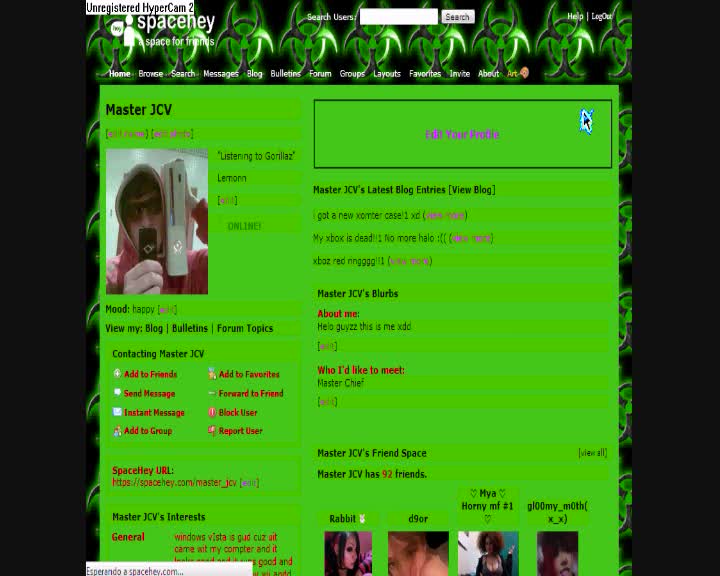 my spacehey profile!1!.wmv